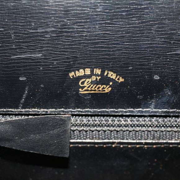 GUCCI Hand Bag Leather Black Auth yk7559B - Picture 9 of 16